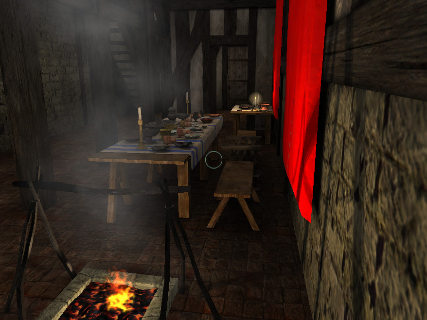 Knightsbury XV century, the merchant's dining room.